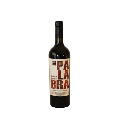Vino Argentino De Palabra Cabernet Sauvignon Botella 750 ml