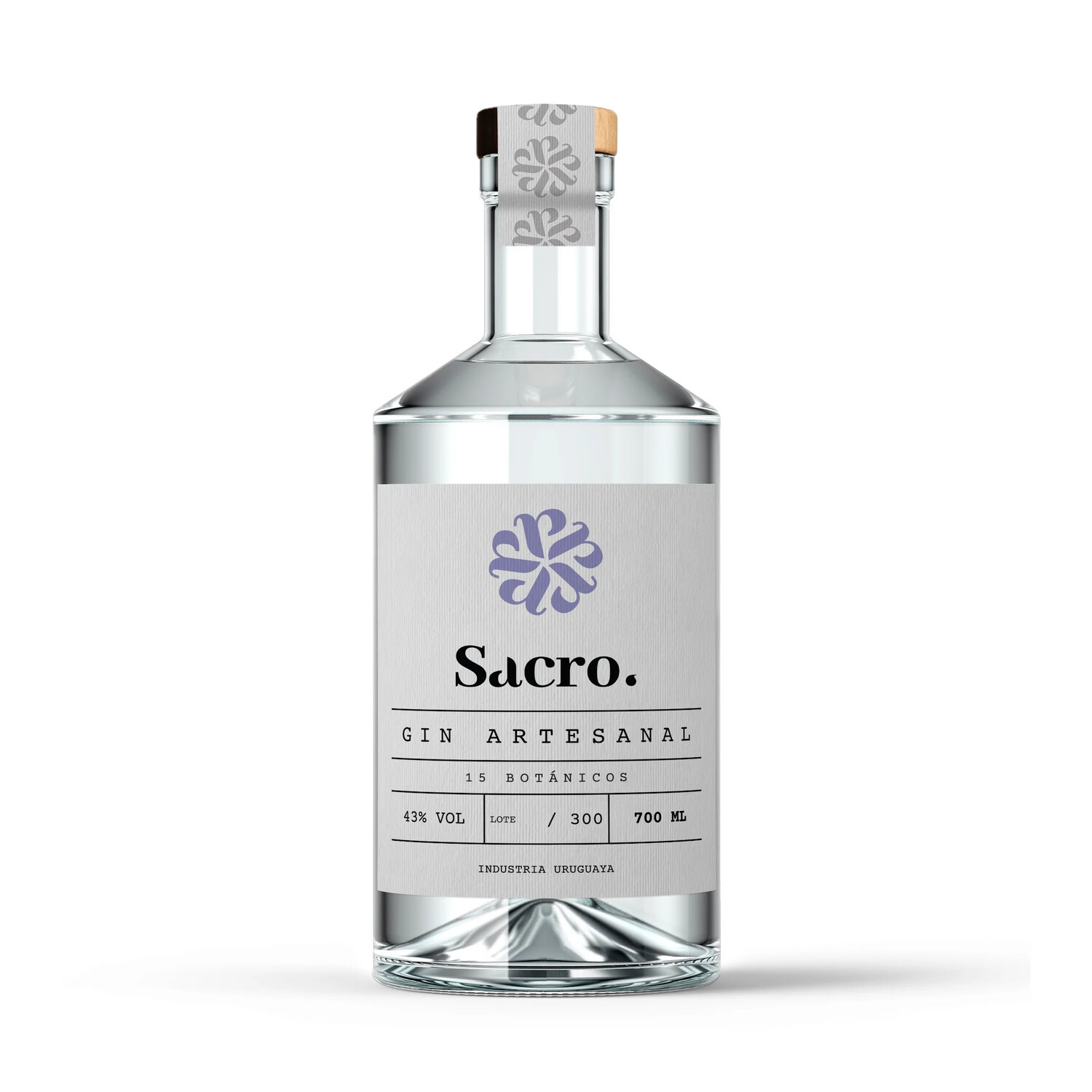 Gin artesanal Sacro botella 700 ml