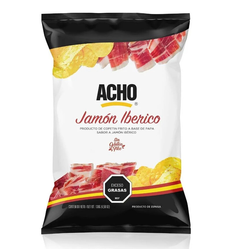 Snack Acho Papas Jamón Ibérico 130 grs
