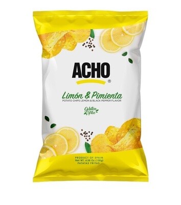 Snack Acho Papas Limón y Pimienta 130 grs