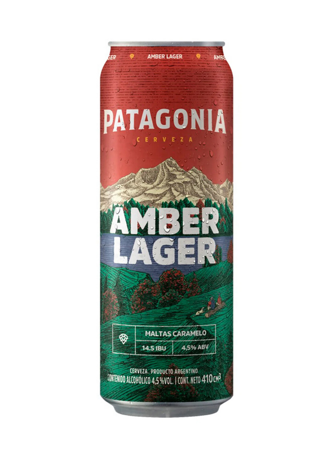 Cerveza Patagonia Amber Lager Lata 410 Ml Pack X 6