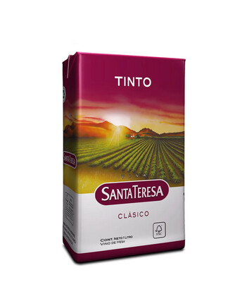 Vino Santa Teresa Tinto Clásico Caja 1 L