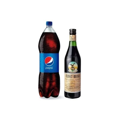 Fernet Branca 750 ml + Pepsi 2 L