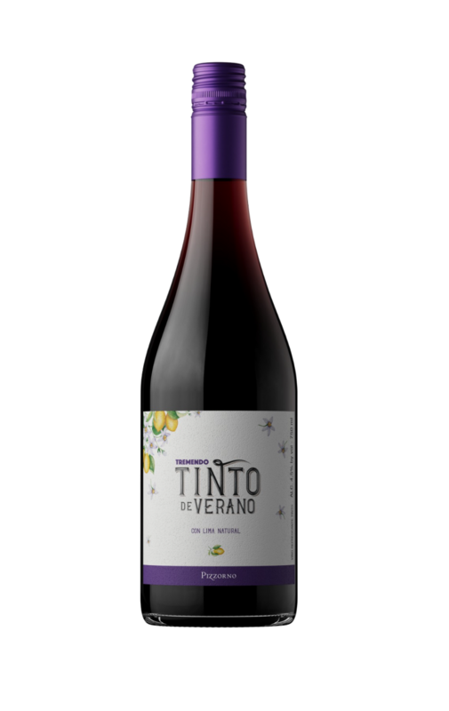 Vino Tremendo Tinto de Verano Pizzorno Botella 750 ml