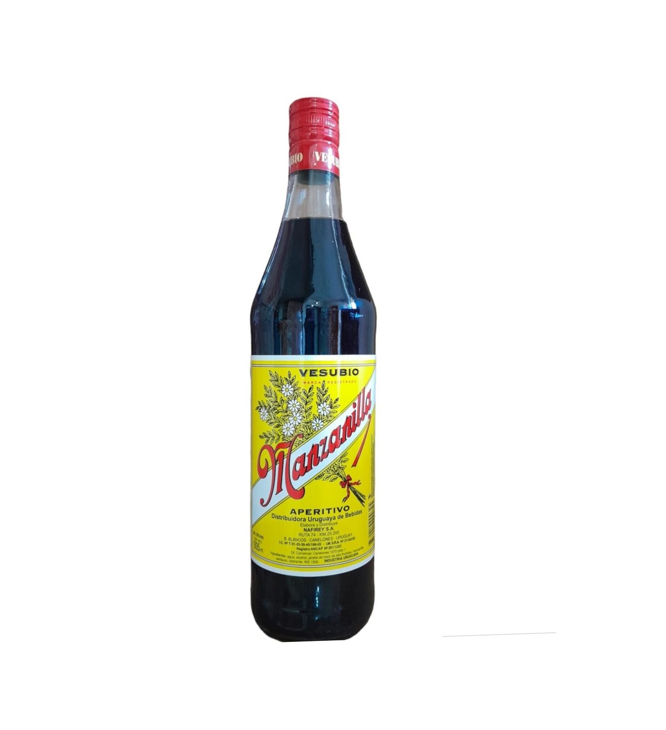 Aperitivo Manzanilla Vesubio Botella 935 ml