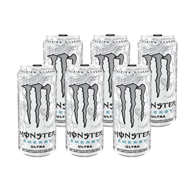 Monster Energy Ultra Lata 473 ml Pack x 6