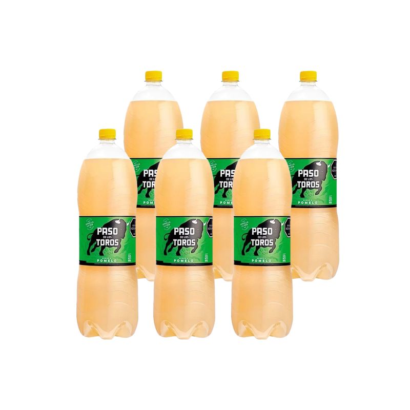 Refresco Pomelo Paso de los Toros 2.5 L Pack x 6