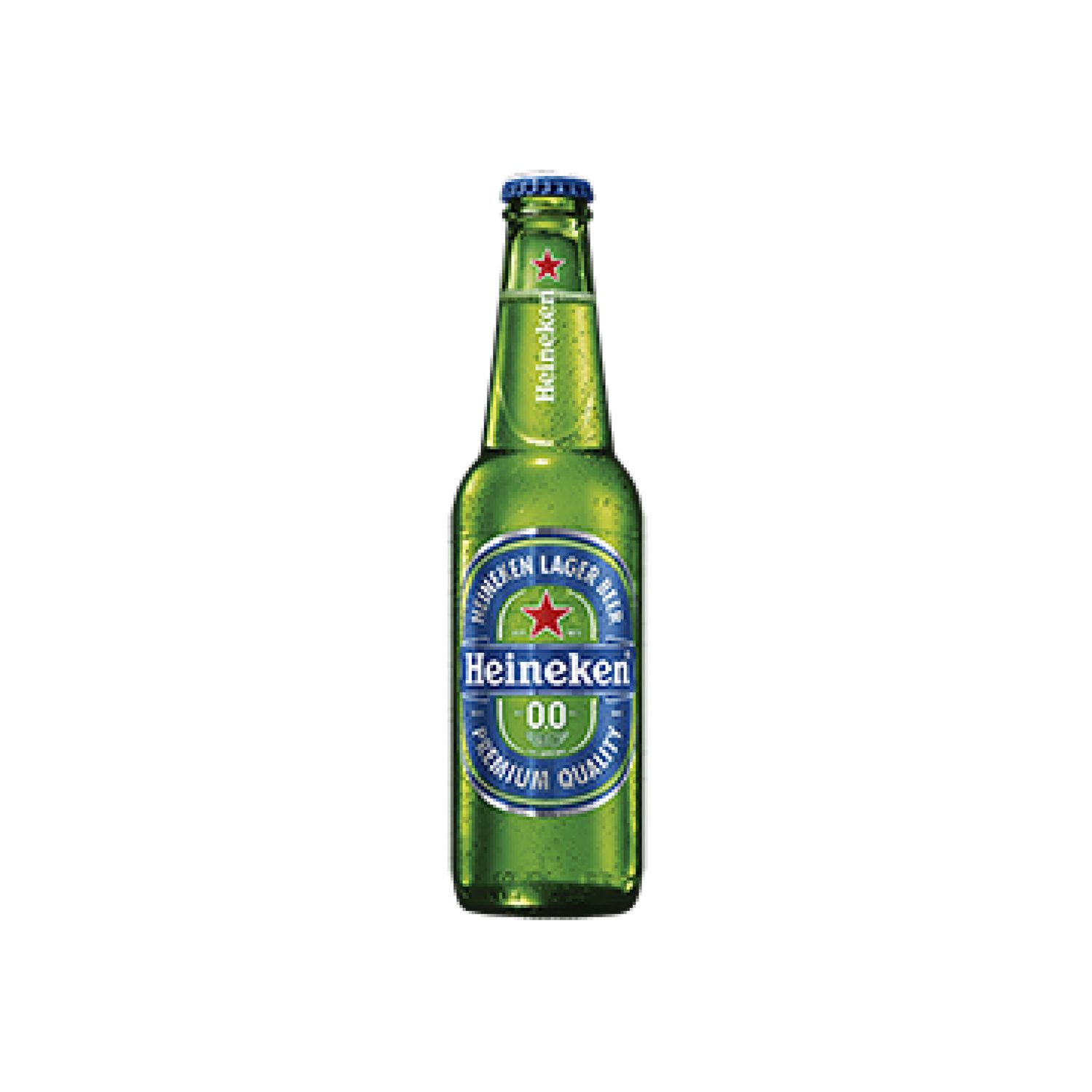 Cerveza Heineken 0,0 Sin Alcocol Botella 330 ml Pack x 6