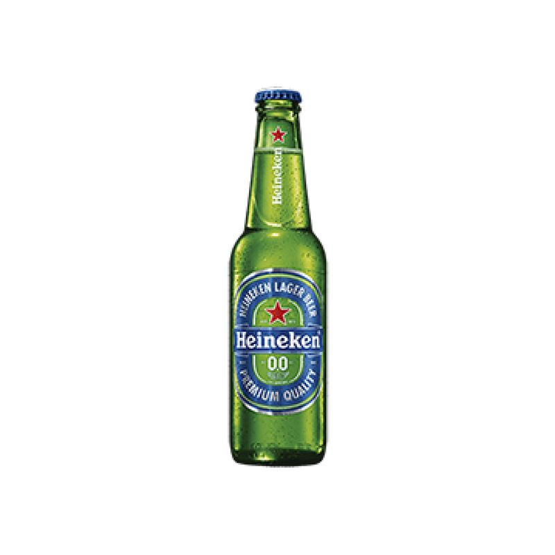 Cerveza Heineken 0,0 Sin Alcocol Botella 330 ml Pack x 6