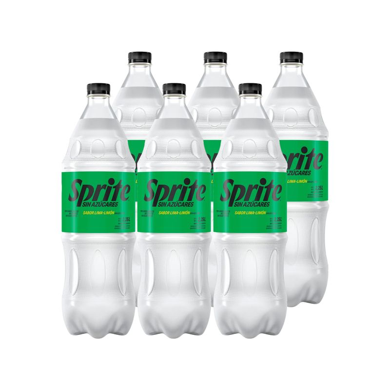 Refresco Sprite Zero 2,25 L Pack x 6