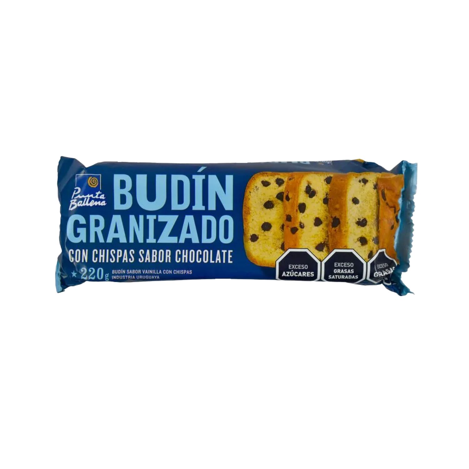 Budín con Chips Chocolate PUNTA BALLENA 220 g