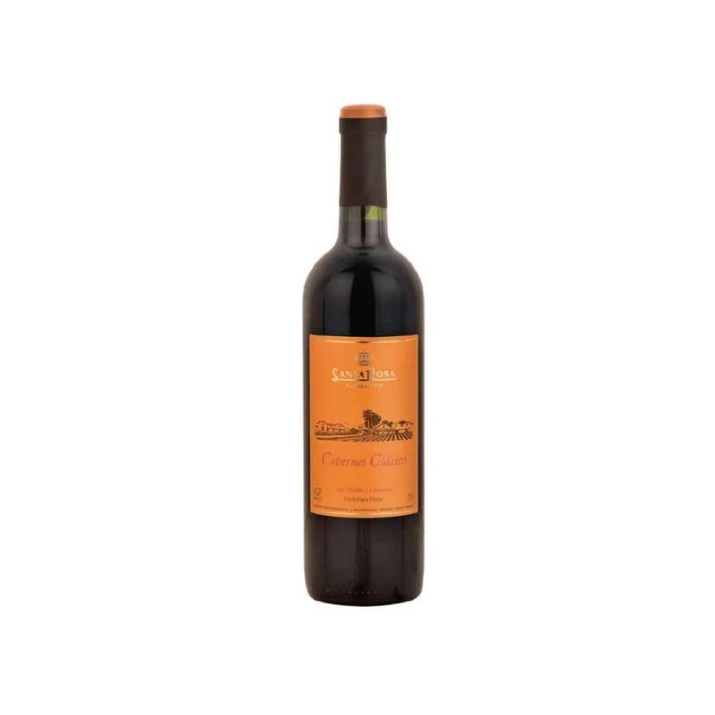 Vino Clásico Cabernet Sauvignon Bodega Santa Rosa Botella 750 ml