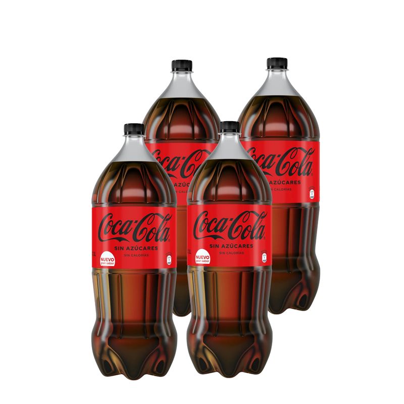 Refresco Coca Cola Zero Botella 3L Pack x 4