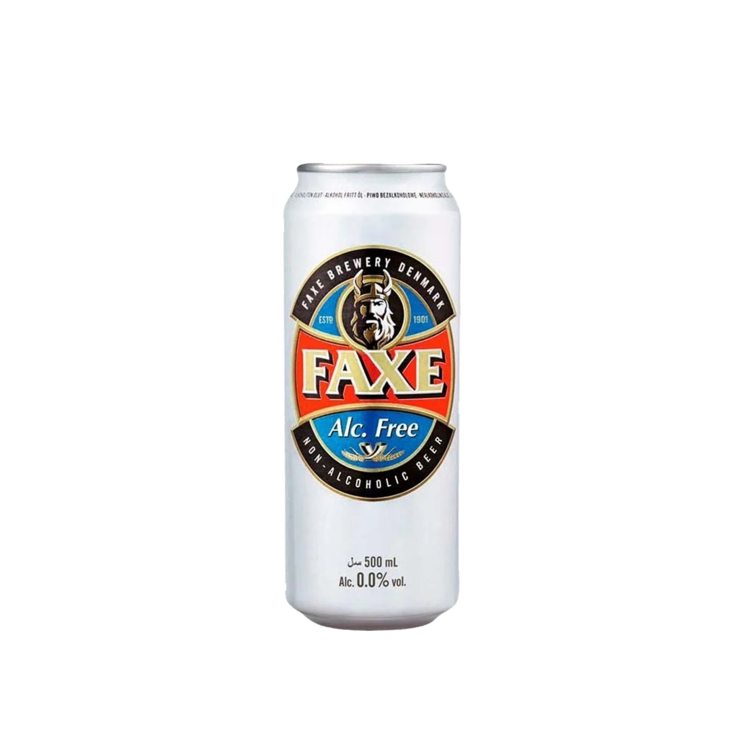 Cerveza Sin Alcohol FAXE 0,0 Lata 500 ml Pack x 4