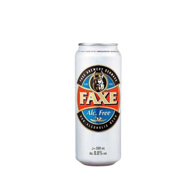 Cerveza Sin Alcohol FAXE 0,0 Lata 500 ml Pack x 4