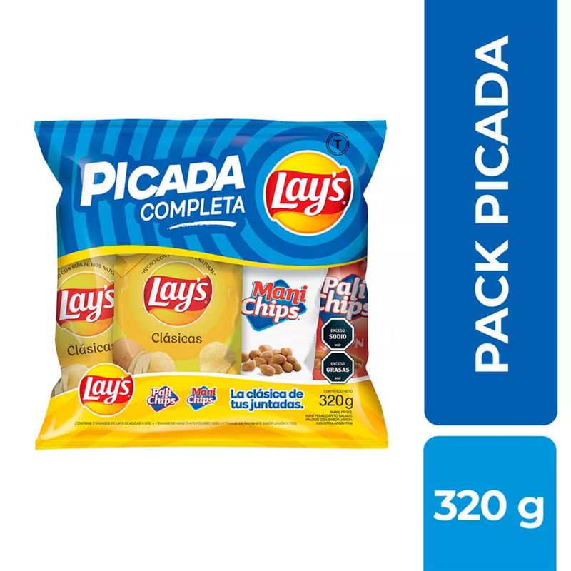 Pack picada completa Lay&#39;s 320 g