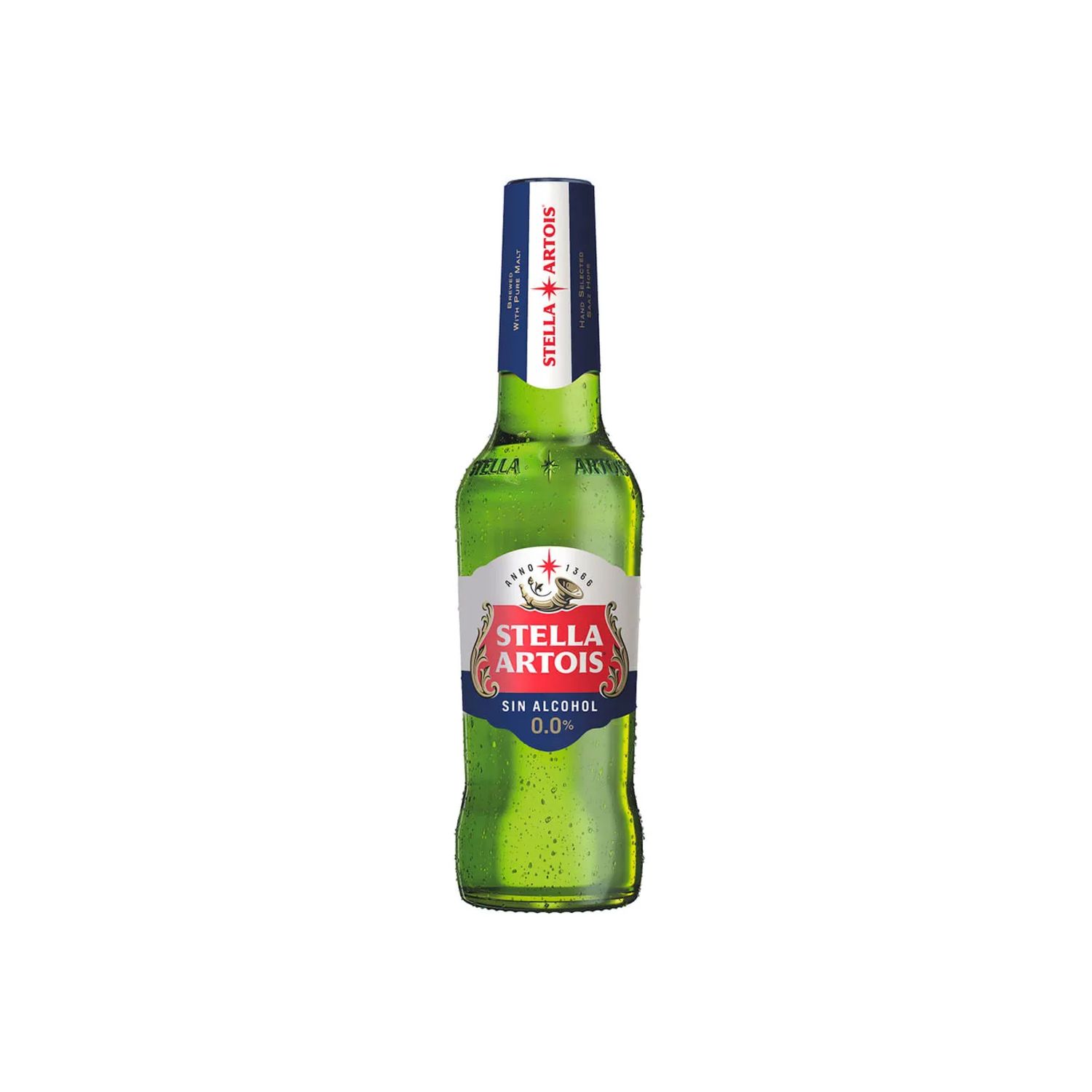 Cerveza Stella Artois  0,0 Sin Alcohol Botella 330 ml Pack x 24
