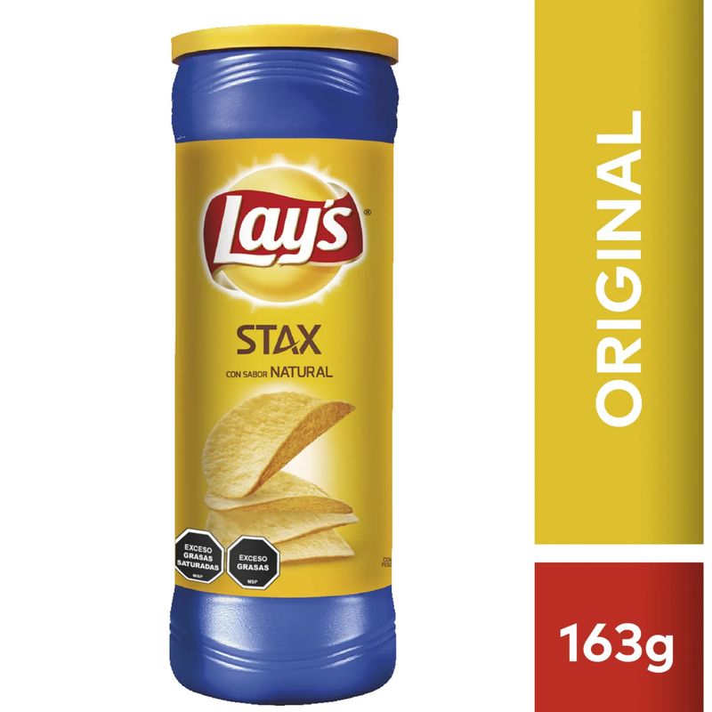 Papas Lay´s Stax Tubo 167 grs