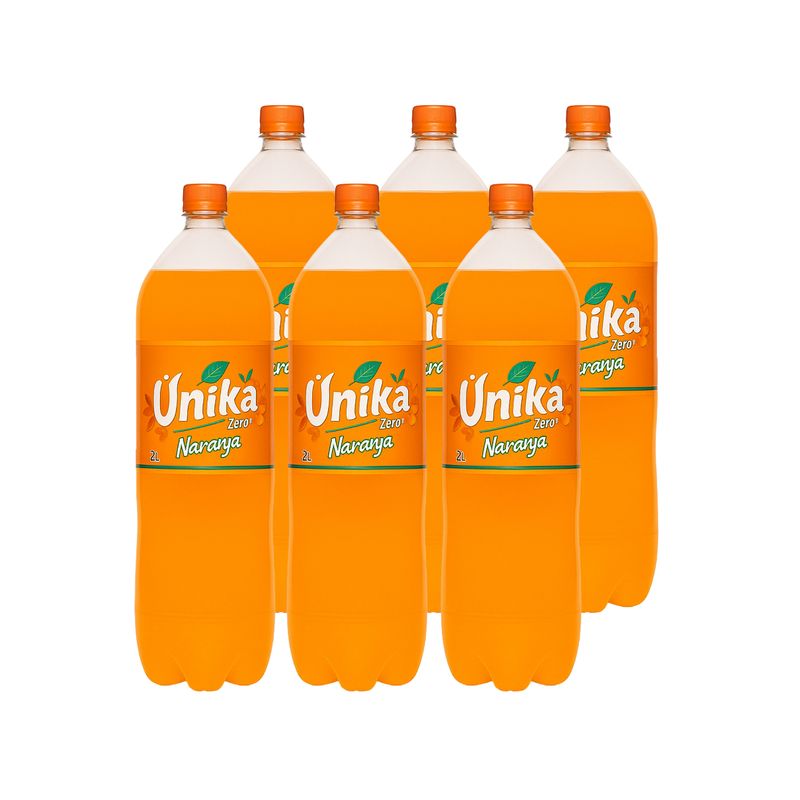 Refresco Unika Naranja Zero 2L Pack x 6