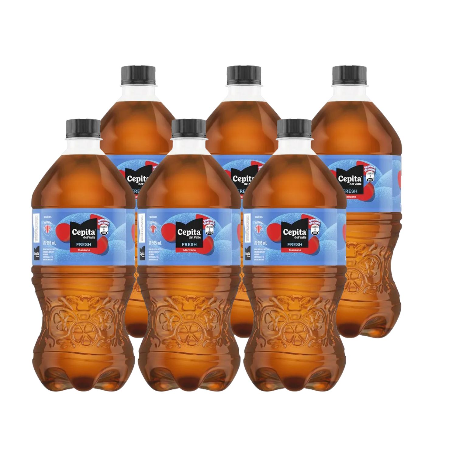 Jugo CEPITA Fresh manzana sin azúcar 995 ml Pack x 6