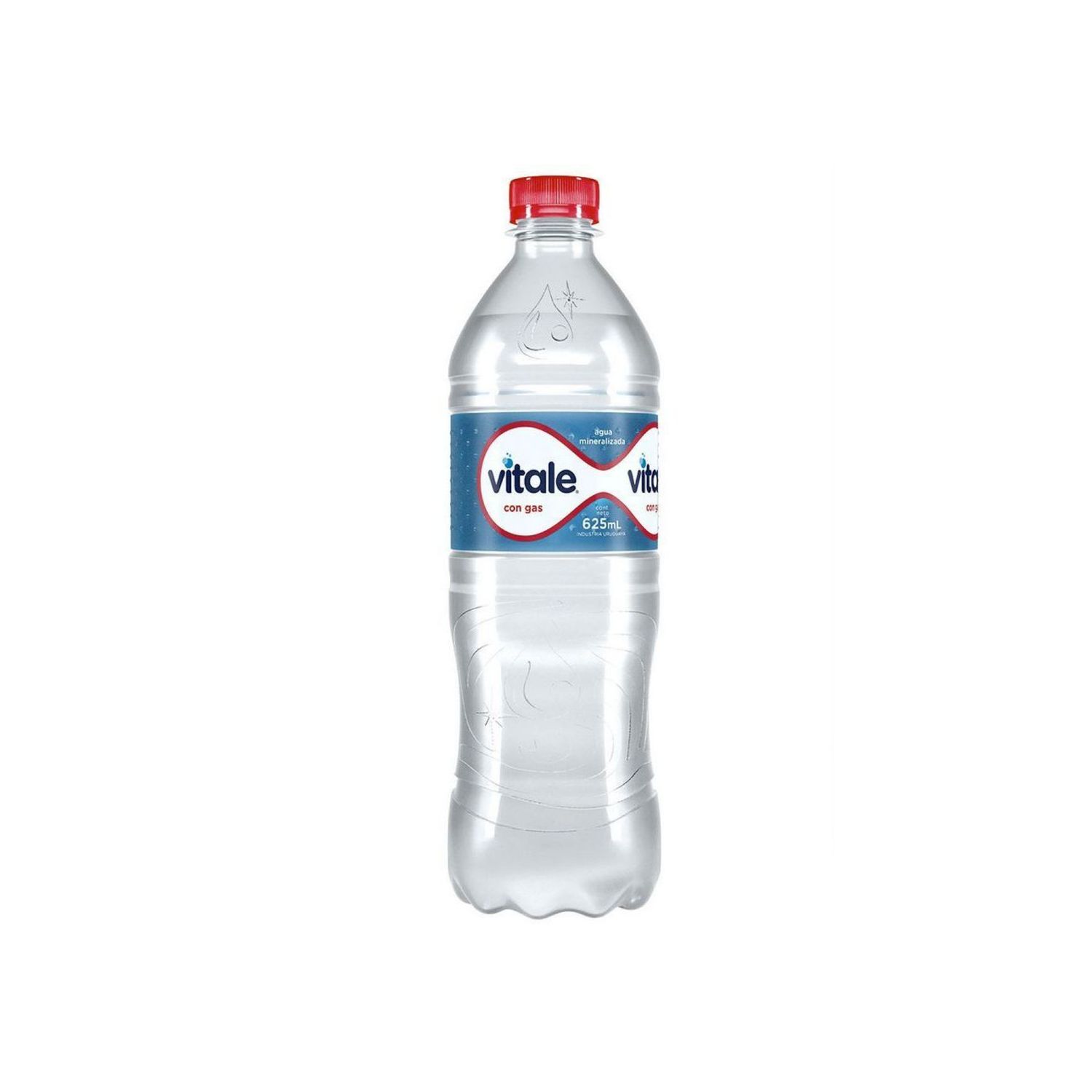 Agua Vitale con gas 625 ml Pack x 6