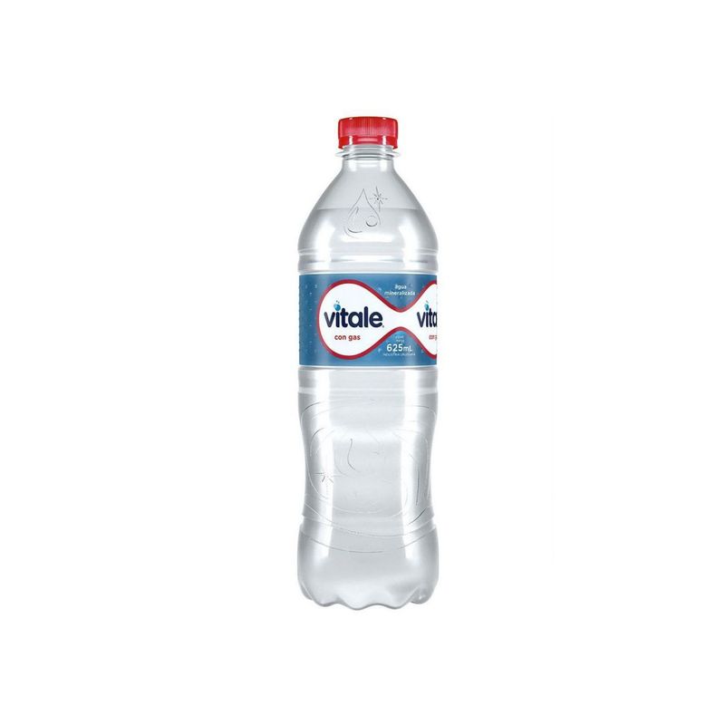 Agua Vitale con gas 625 ml Pack x 6