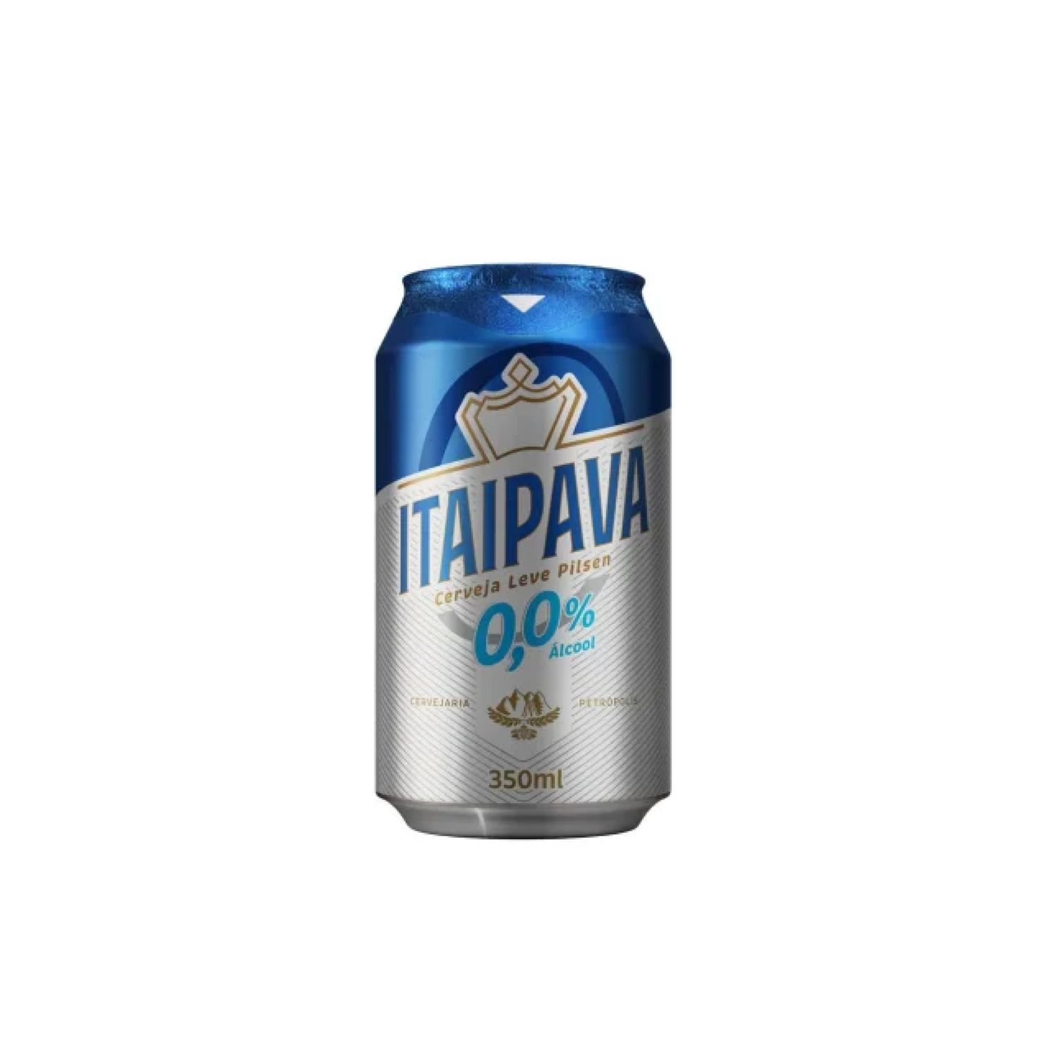 Cerveza ITAIPAVA 0,0 sin alcohol lata 350 ml Pack x 12