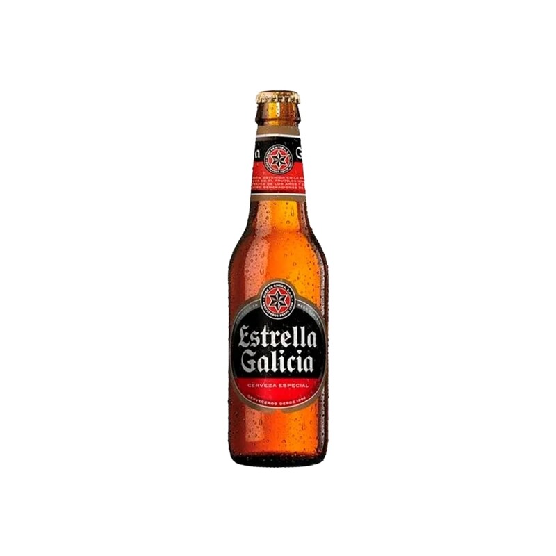 Cerveza Estrella Galicia Botella 355 ml Pack x 24 Cerveza Estrella Galicia Botella 355 ml Pack x 24