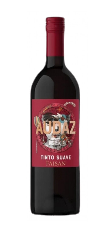 Vino Audaz Faisán Tinto Suave Botella 750 ml