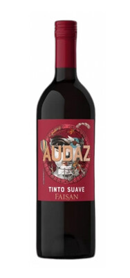 Vino Audaz Faisán Tinto Suave Botella 750 ml