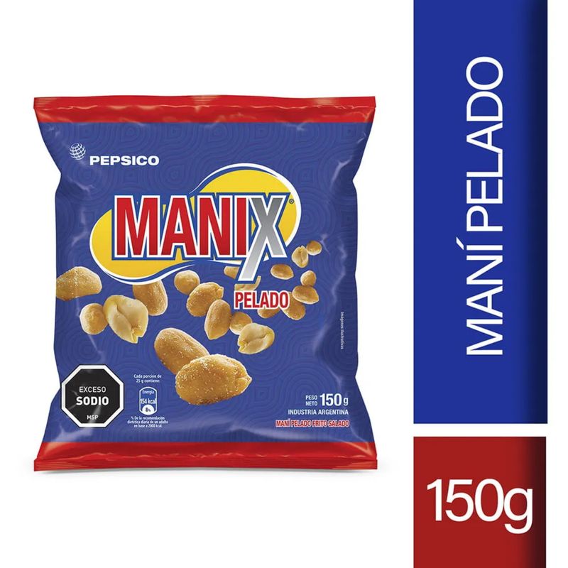 Maní Pelado Salado 150 grs