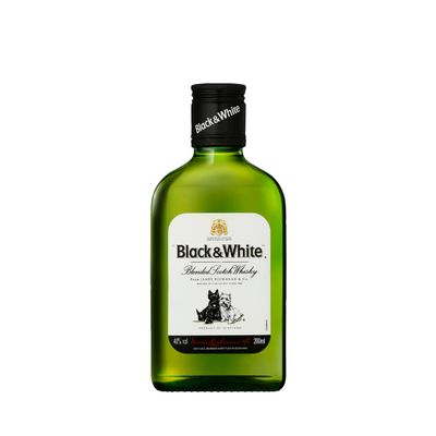 Whisky Black &amp; White Petaca 200 ml