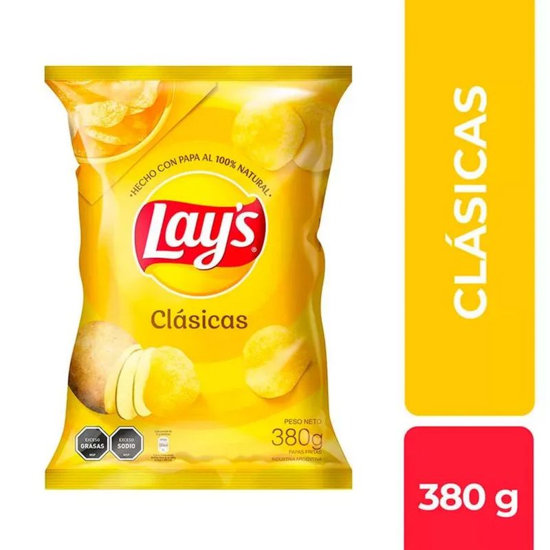 Papas Lay´s Clásicas 380 grs
