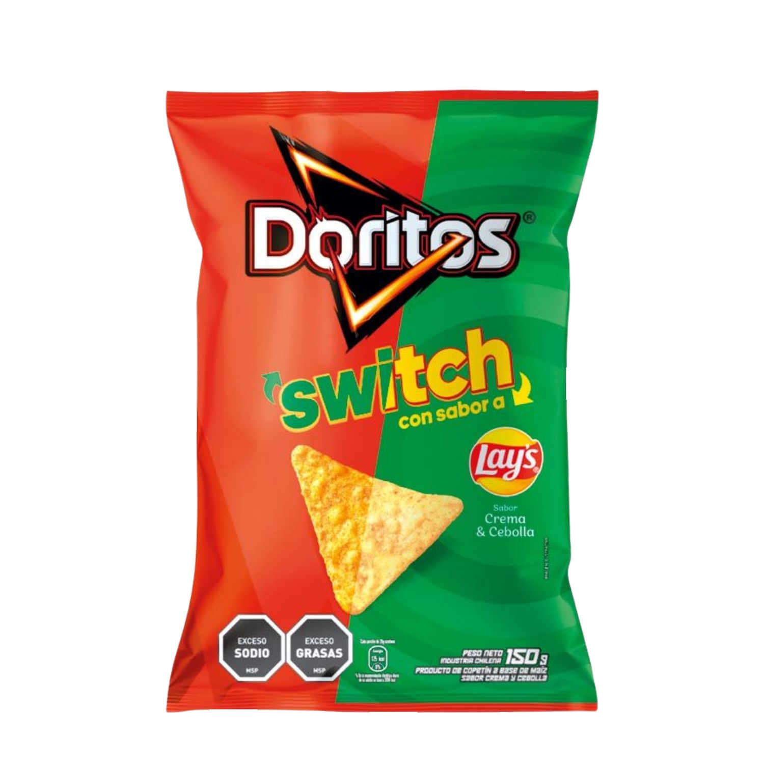 Doritos Switch Papas Lay'S sabor Crema y Cebolla 150 g