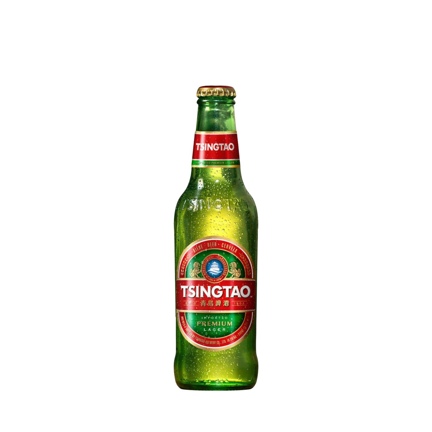 Cerveza Tsingtao botella 330 ml Pack x 6