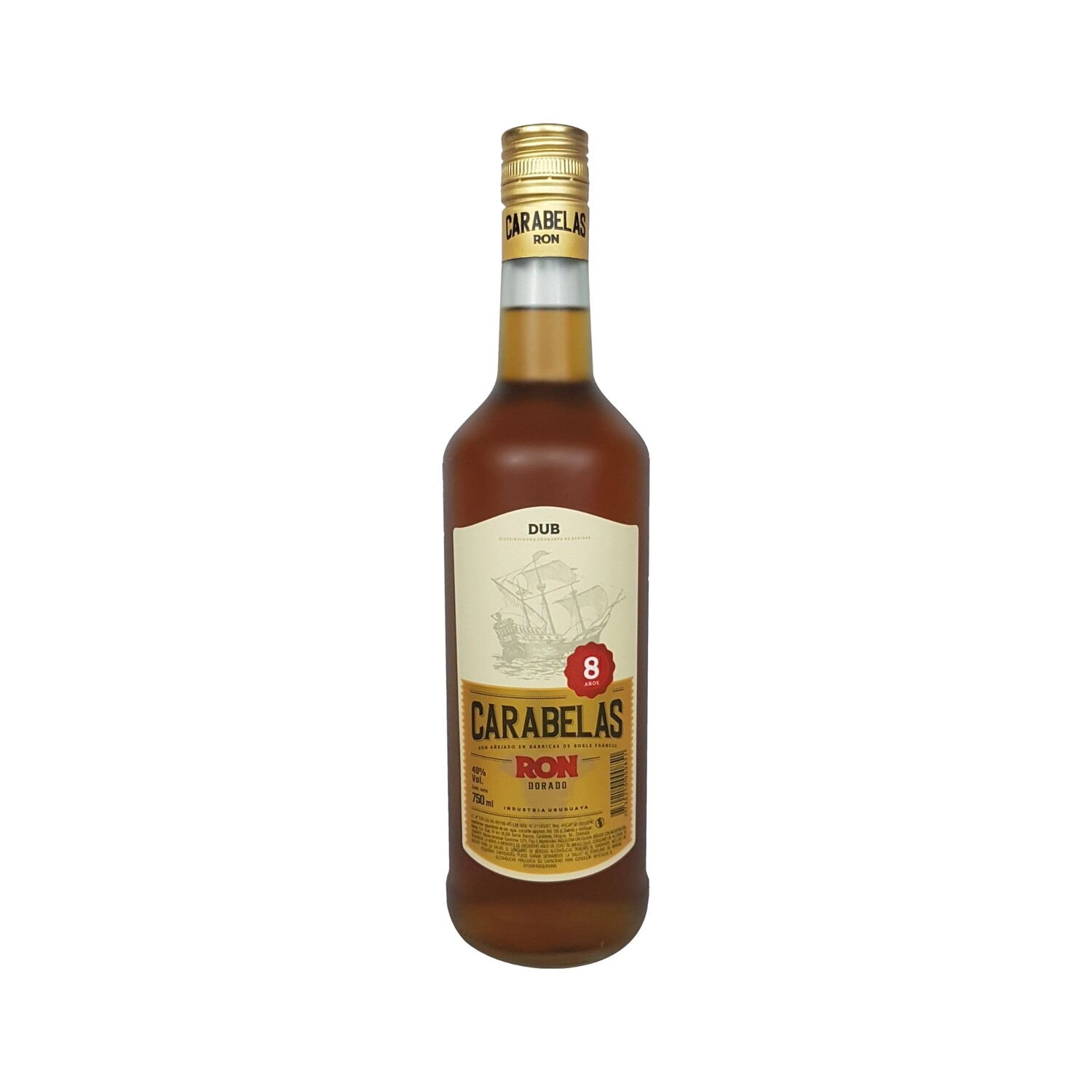 Ron Carabelas Blanco Botella 750 ml