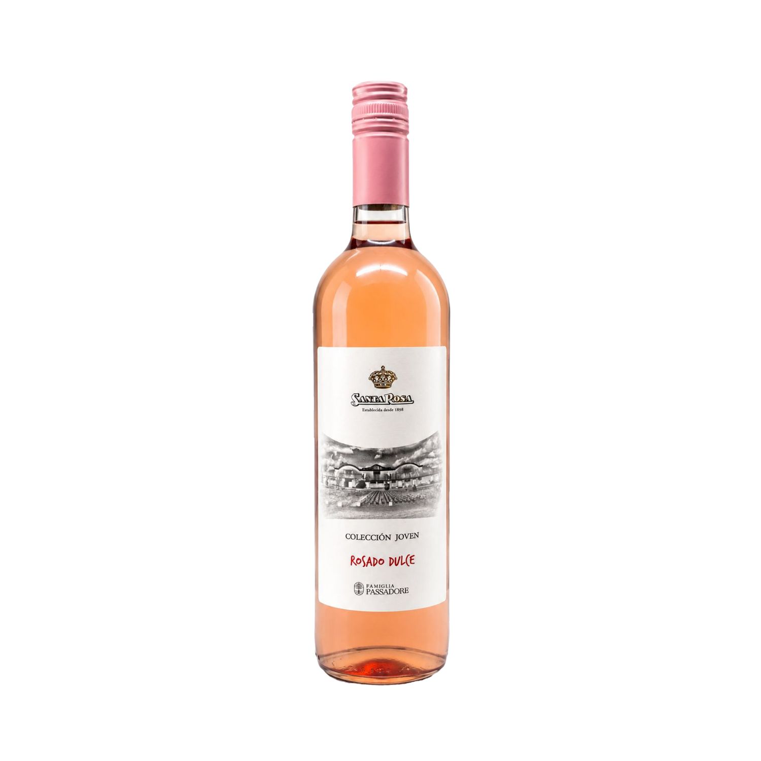 Vino Santa Rosa Colección Joven Rosado Dulce 750 ml