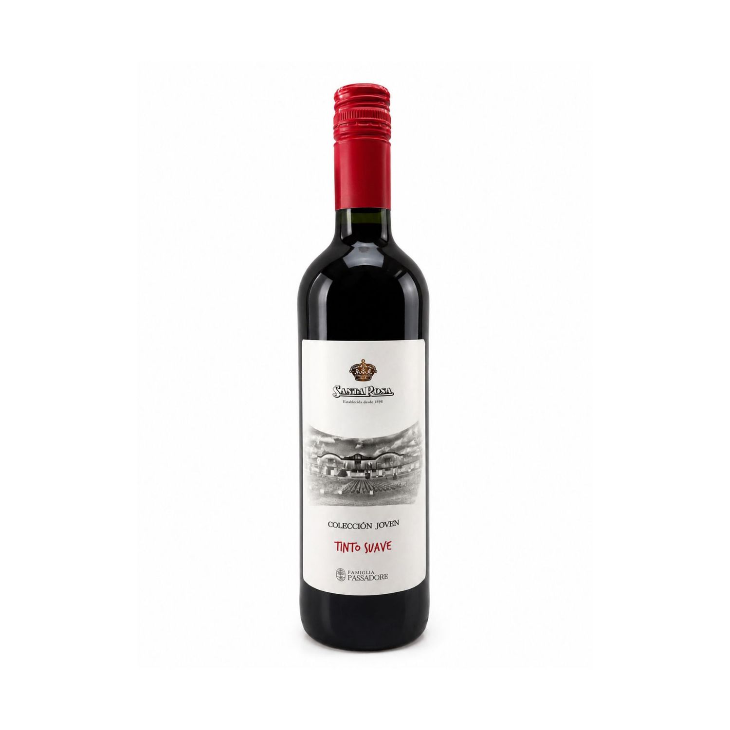 Vino Santa Rosa Colección Joven Tinto Suave 750 ml