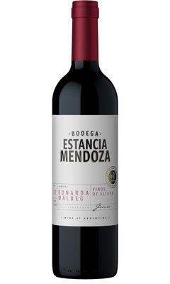 Vino Estancia Mendoza Bonarda Malbec Botella 750 mL