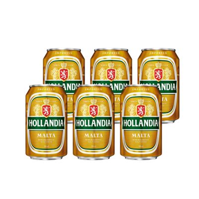 Malta Holandesa Hollandia 350 mL x6