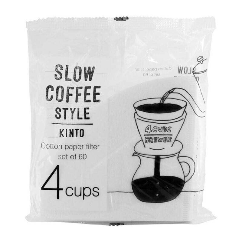 Filtres Kinto® 4 tasses 60 pc