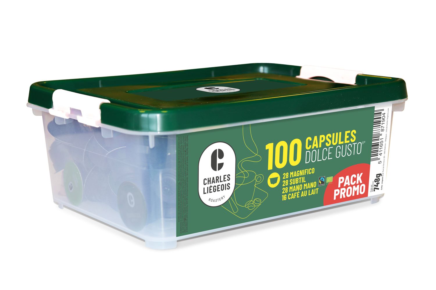 Pack box Mix 4 x 25 Nespresso® capsules