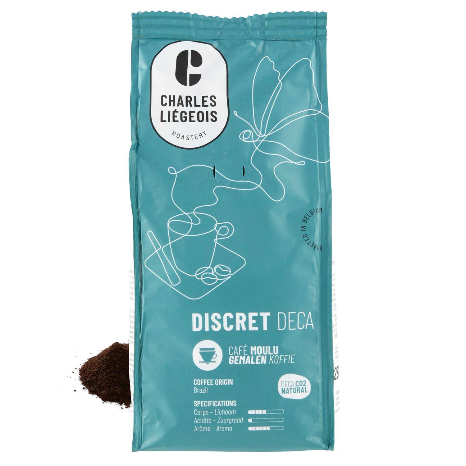 Discret decaffeinated ground 250g