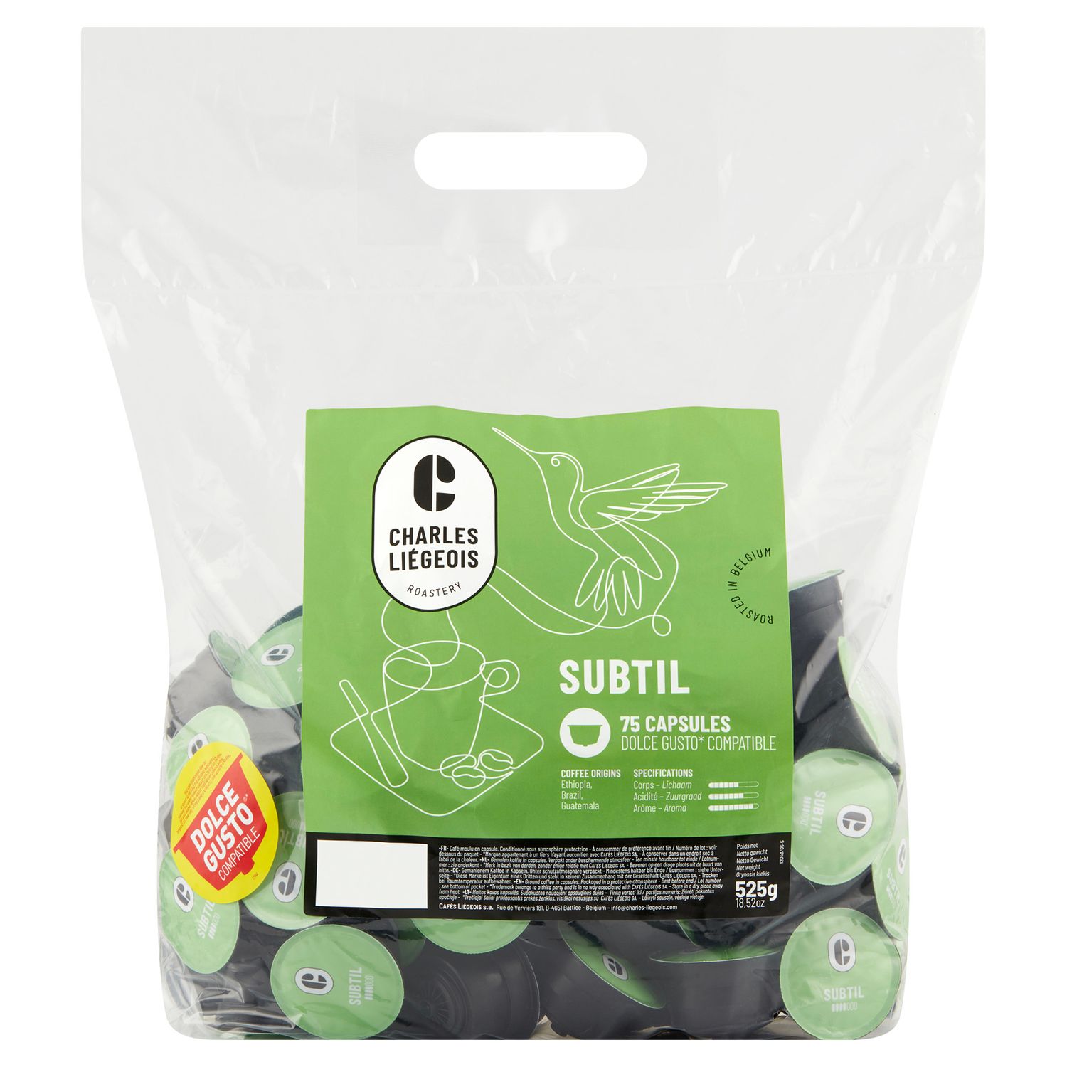Subtil 75 capsules Dolce Gusto®