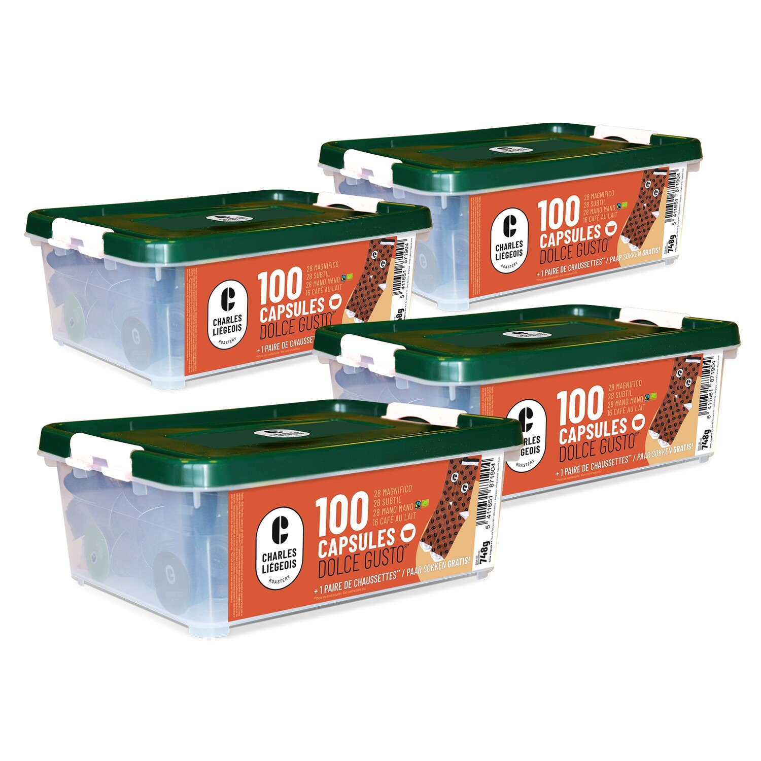 Pack box Mix 4 x 25 Nespresso® capsules