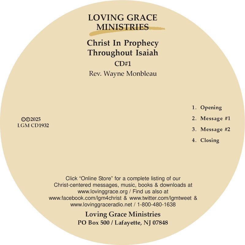 Christ In Prophecy Throughout Isaiah