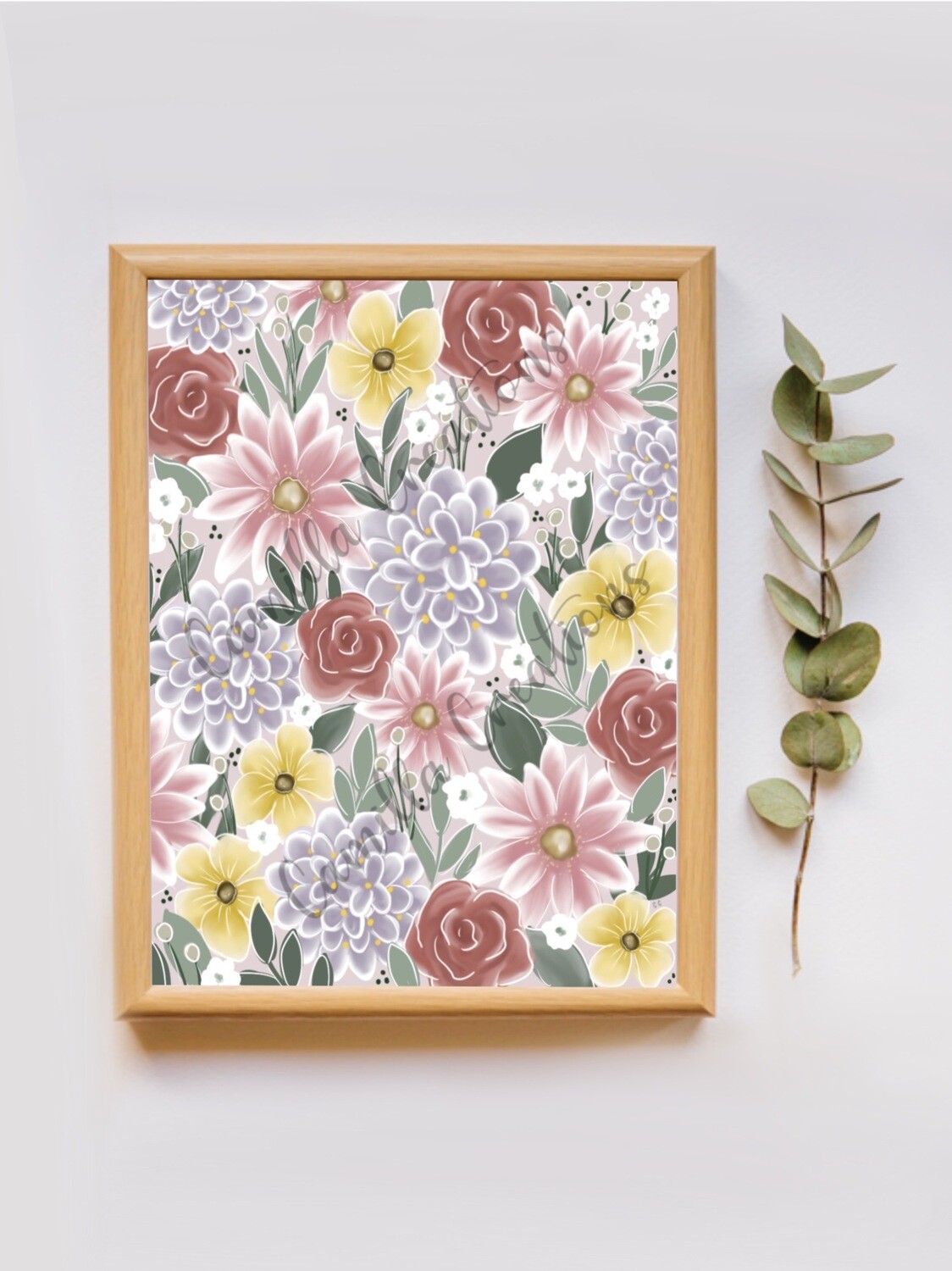 Spring Floral Field Print Spring Floral Field Print