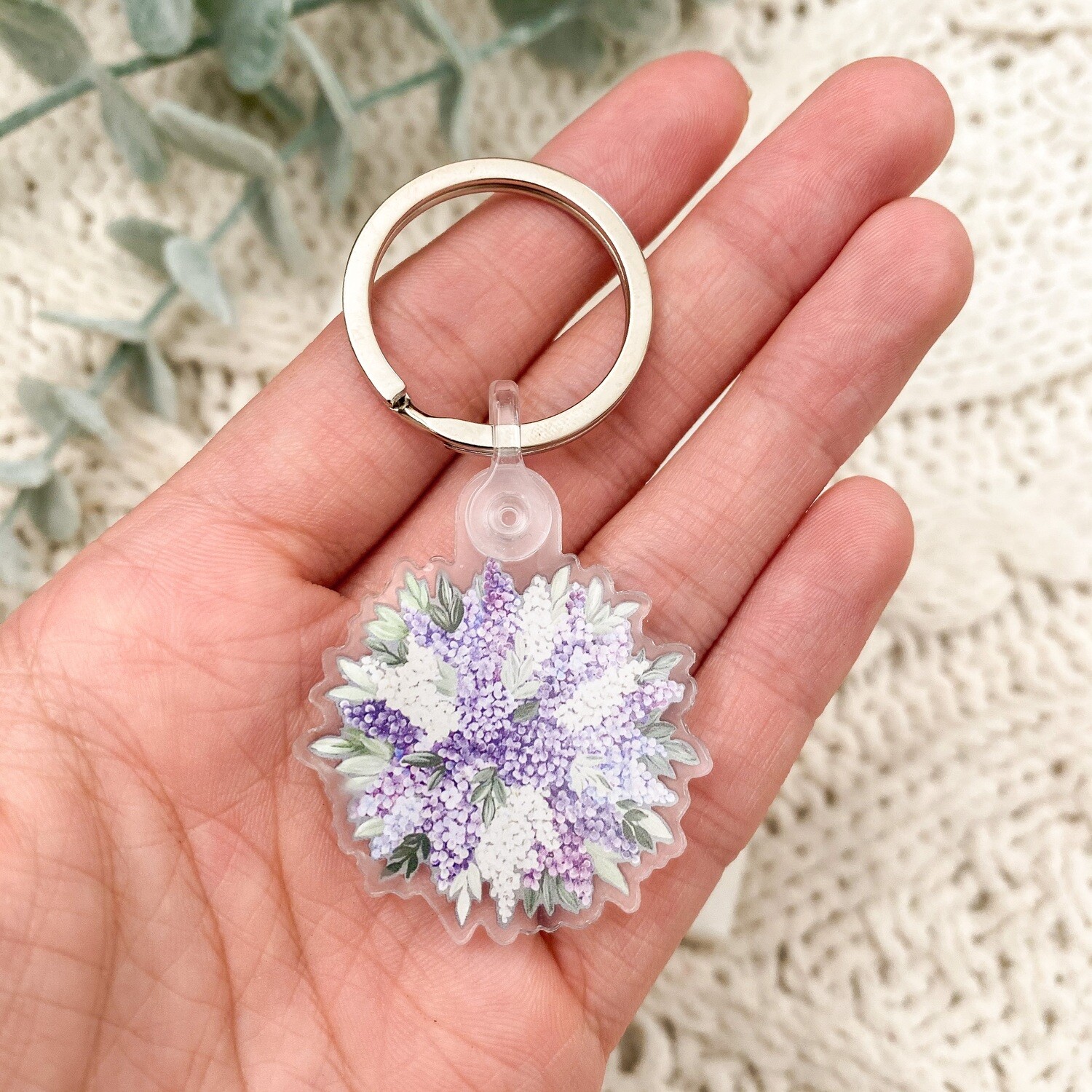 Lilac Meadows Keychain