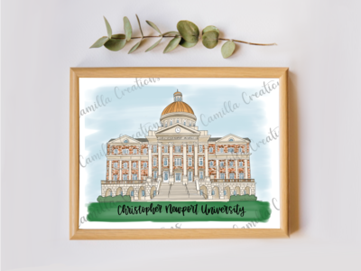 Christopher Newport University Digital Print