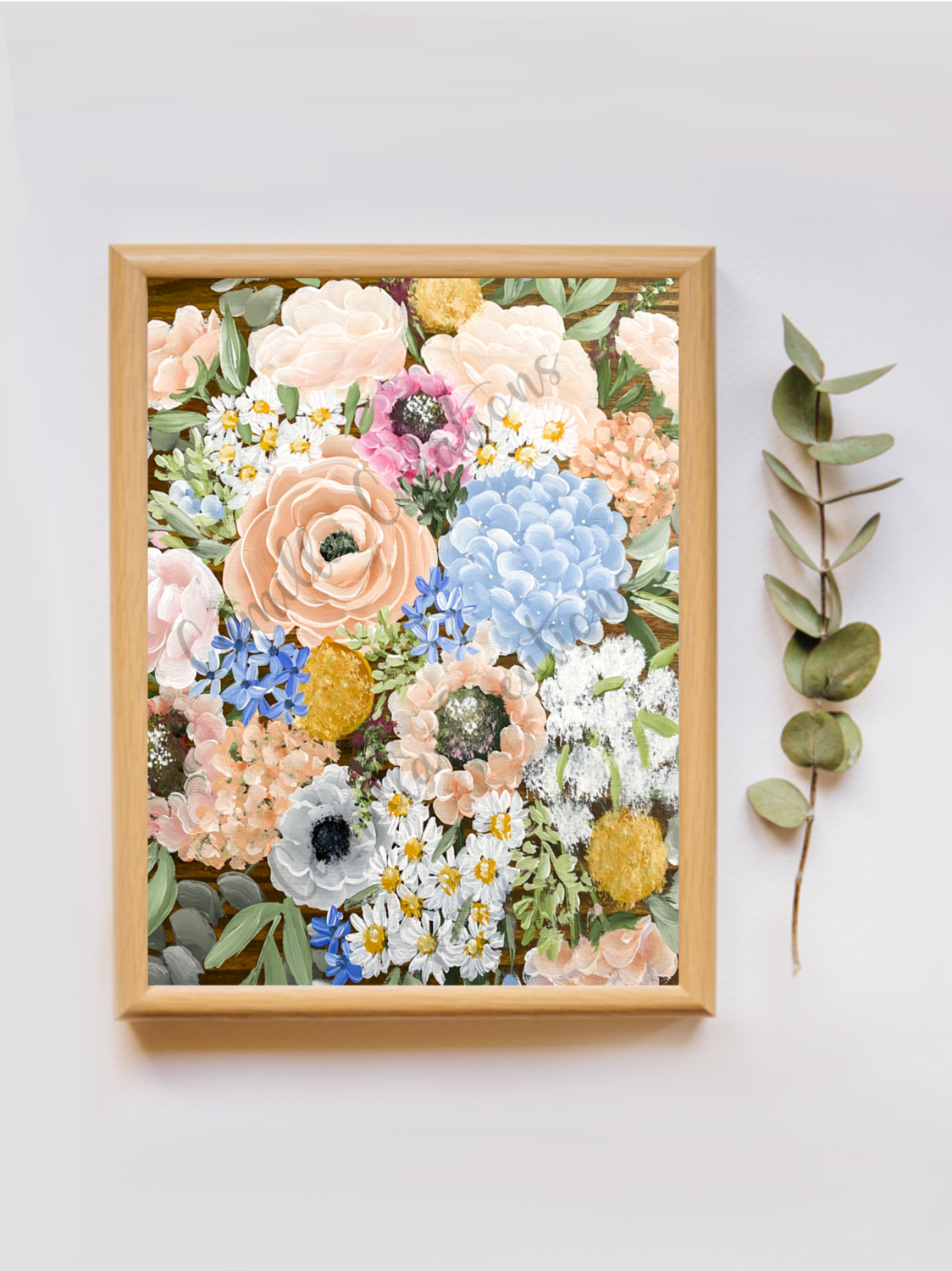 Temple of Flowers Print